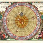 Con Copérnico sentado en la esquina derecha y un Sol alegre en el centro del Universo conocido, Andreas Cellarius mostró el Sistema Solar que conocemos.