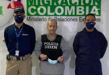 Ex jefe paramilitar Hernán Giraldo, deportado a Colombia desde los Estados Unidos