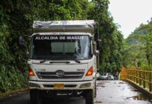 Alcaldía de Ibagué ha despejado en un 75% la vía en el Cañón del Combeima