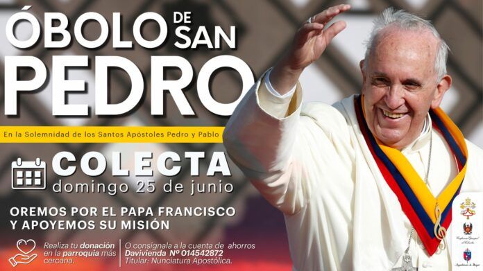 Obolo de San Pedro 2023 Papa Francisco
